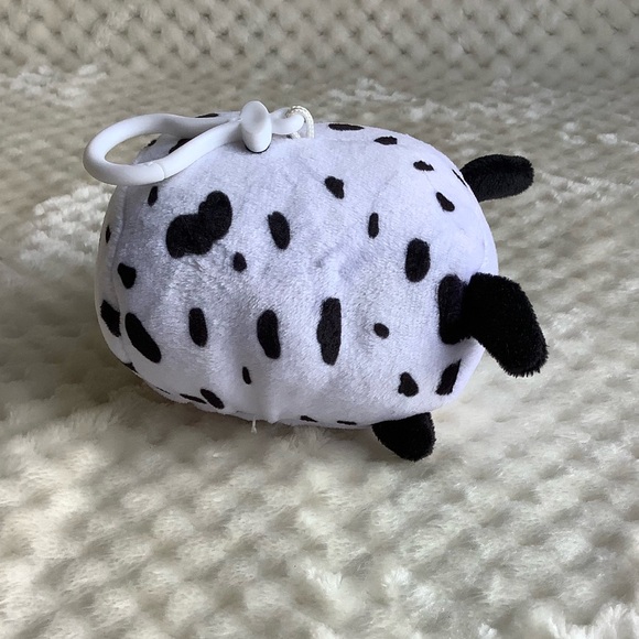 Moosh Moosh Clipz Dozer Dalmatian Plush Keychain Stuffed Animal - Picture 13 of 15